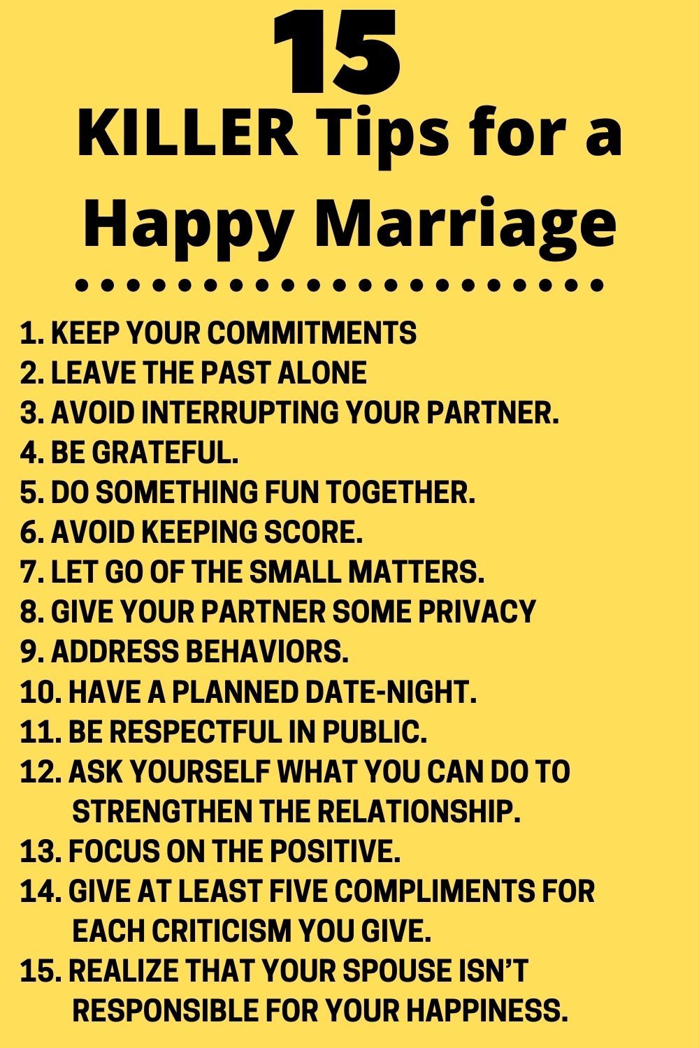 Happy Marriage Tips That Will Keep Your Relationship Burning 8069